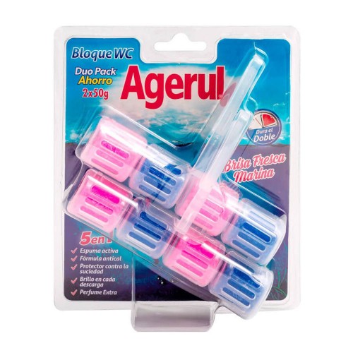 Agerul Sea Breeze Fresh solid toilet freshener 2x50g