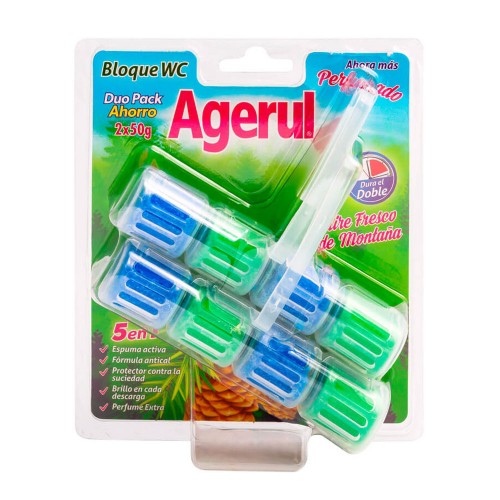 Agerul Fresh Mountain solid toilet freshener 2x50g