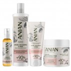 Anian Pack Serum, Shampoo, Conditioner, Mask with Argan, Macadamia and Wheat