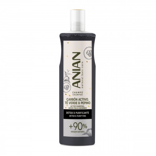 Anian Active Carbon, greea tea and cucumber shampoo 400 ml